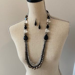 Lia Sophia Necklace and Earrings set